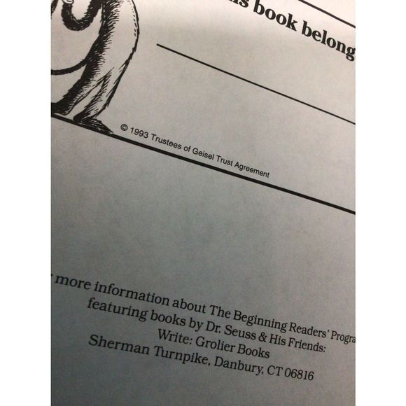 1993 Dr. Seuss Book “The Foot Book” Like New - Picture 10 of 10